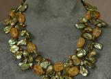 Pearl and Amber Necklace